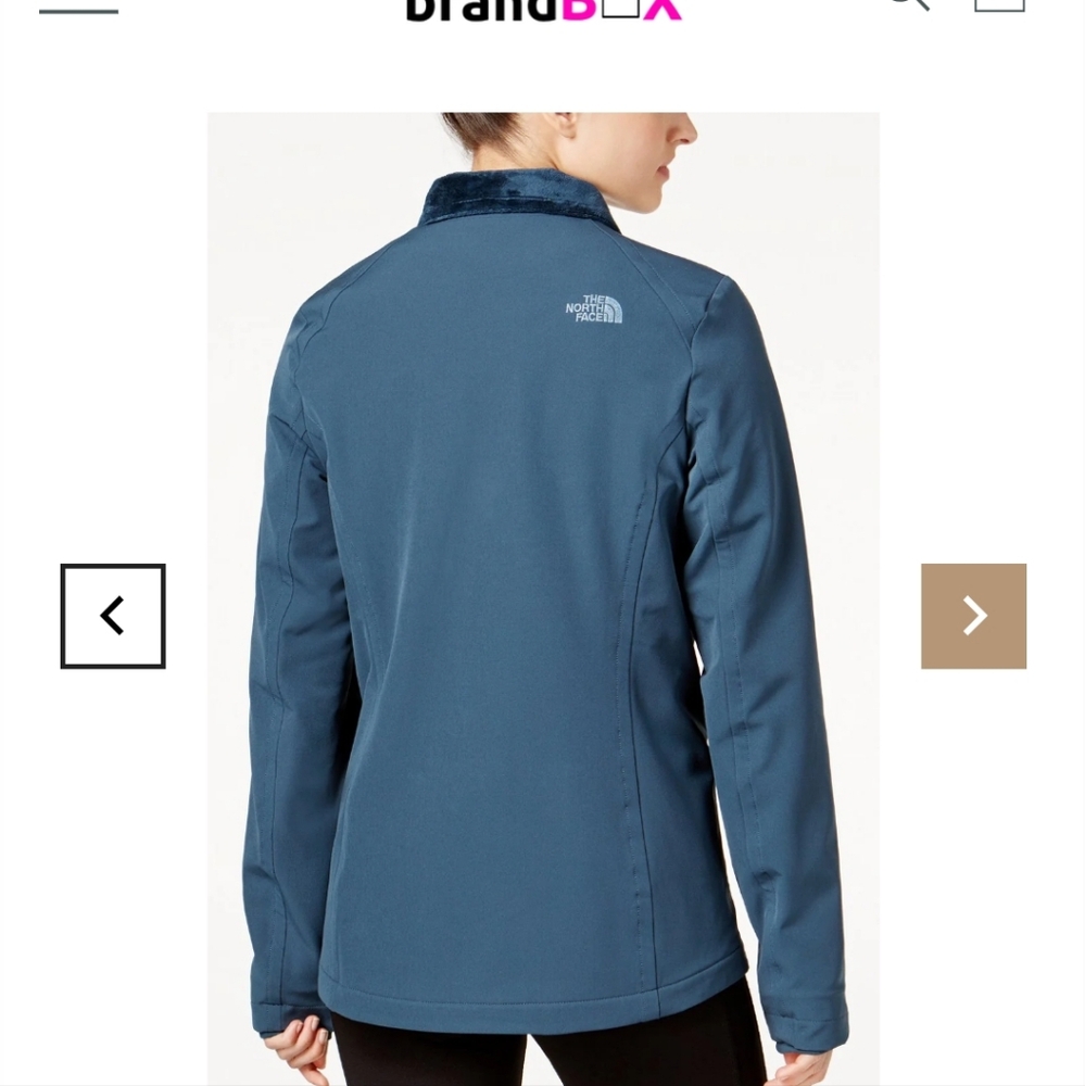 The North Face Blue Softshell Jacket Women’s XSP Fleece Lined - Picture 3 of 8
